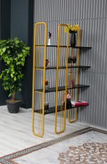 Sierra - Black, Gold – Полица за книги