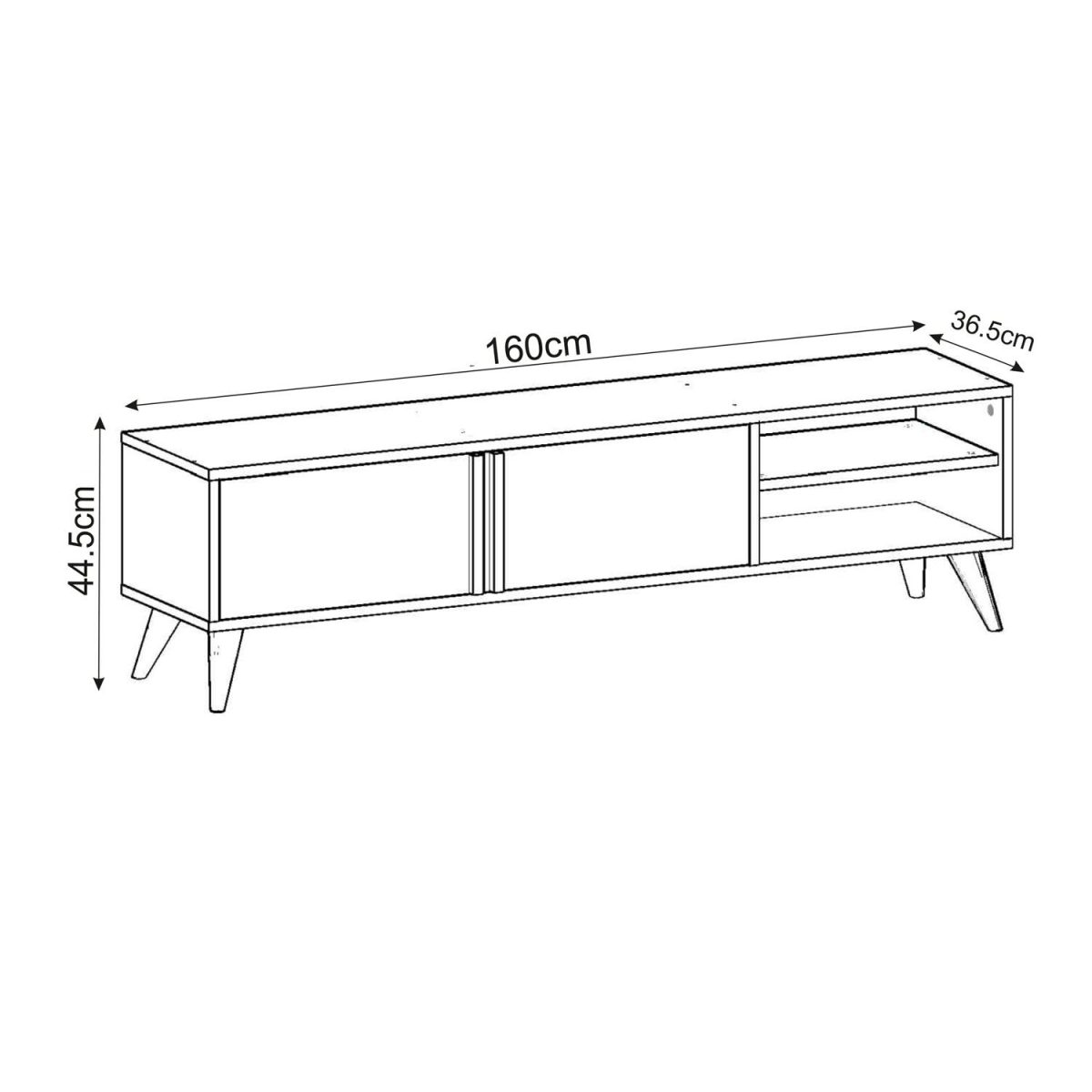 Benoit - Travertine – ТВ комода - Image 7