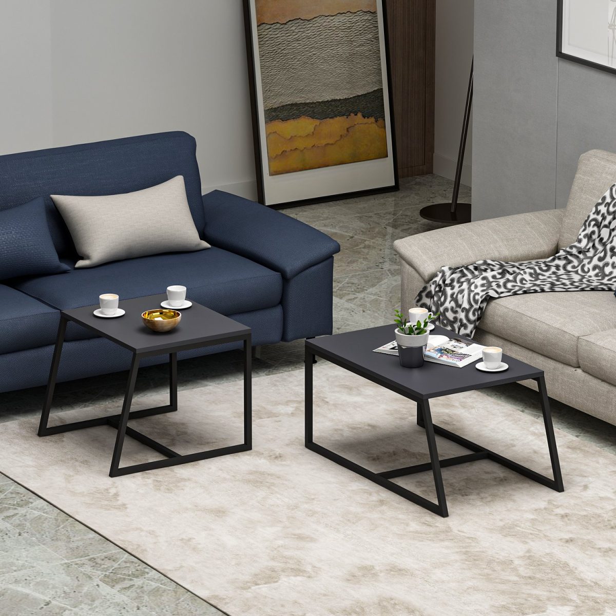 Minimal - Anthracite – Маса за кафе - Image 7