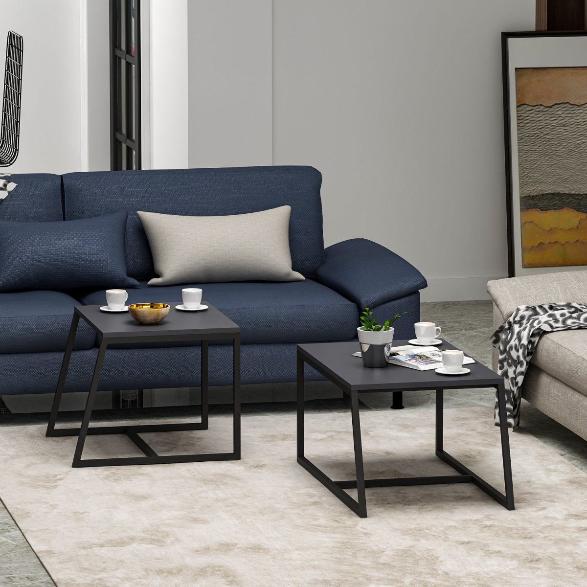 Minimal - Anthracite – Маса за кафе - Image 8