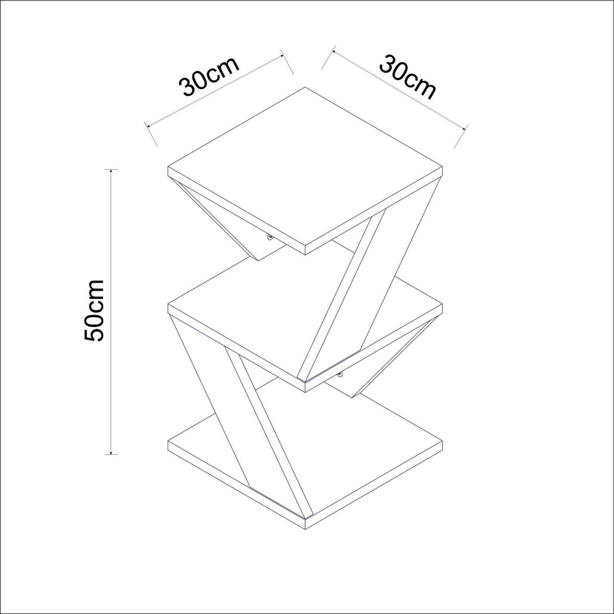 Albeni - Sapphire Oak – Софа маси - Image 9