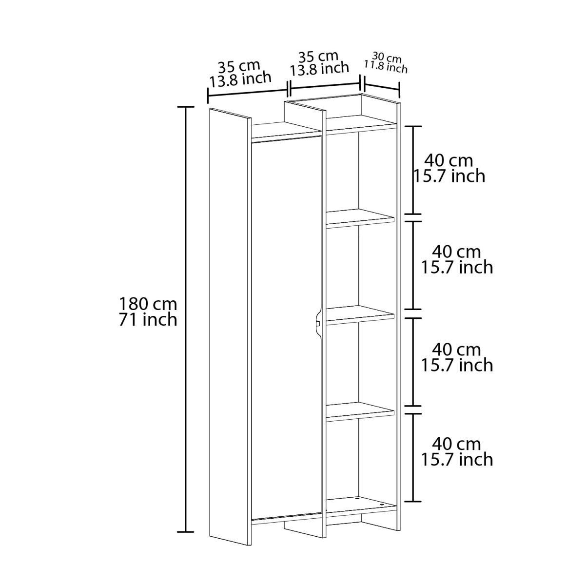 Offer - White – Полица за книги - Image 7
