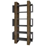 Milano - Walnut, Anthracite – Полица за книги - Image 4