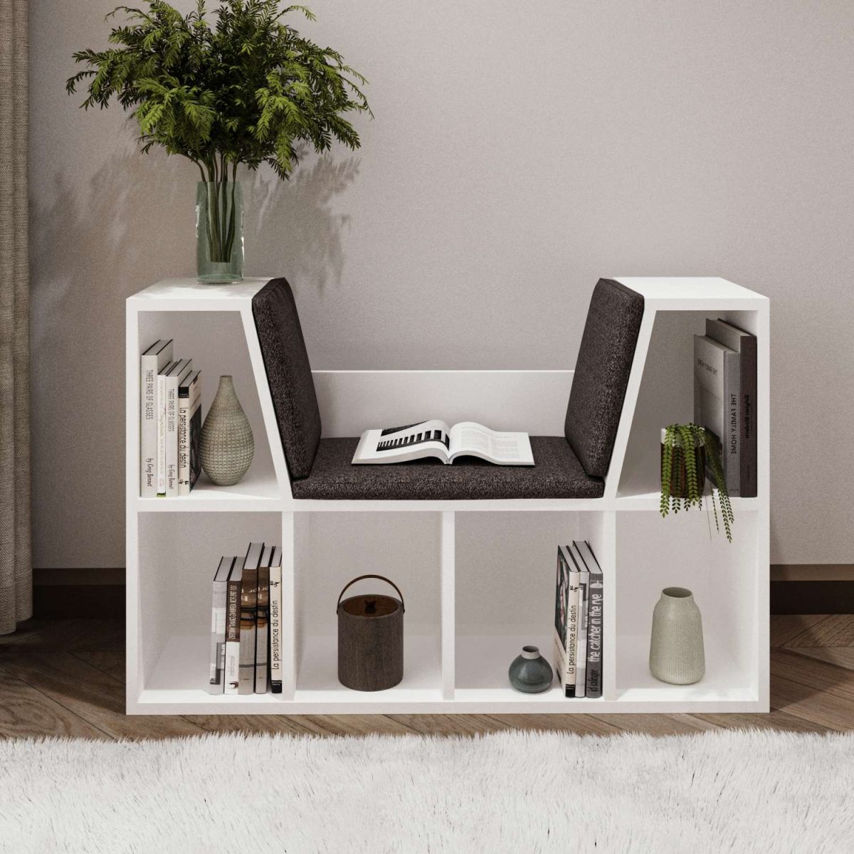 Livora - White – Полица за книги - Image 2