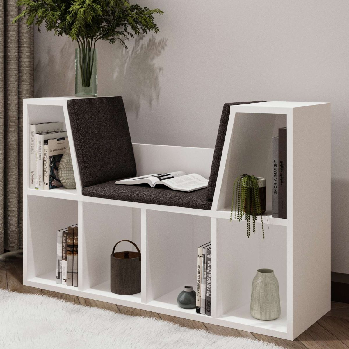 Livora - White – Полица за книги - Image 3