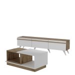 Valentina - White, Sapphire – Комплет мебел за дневна соба - Image 5