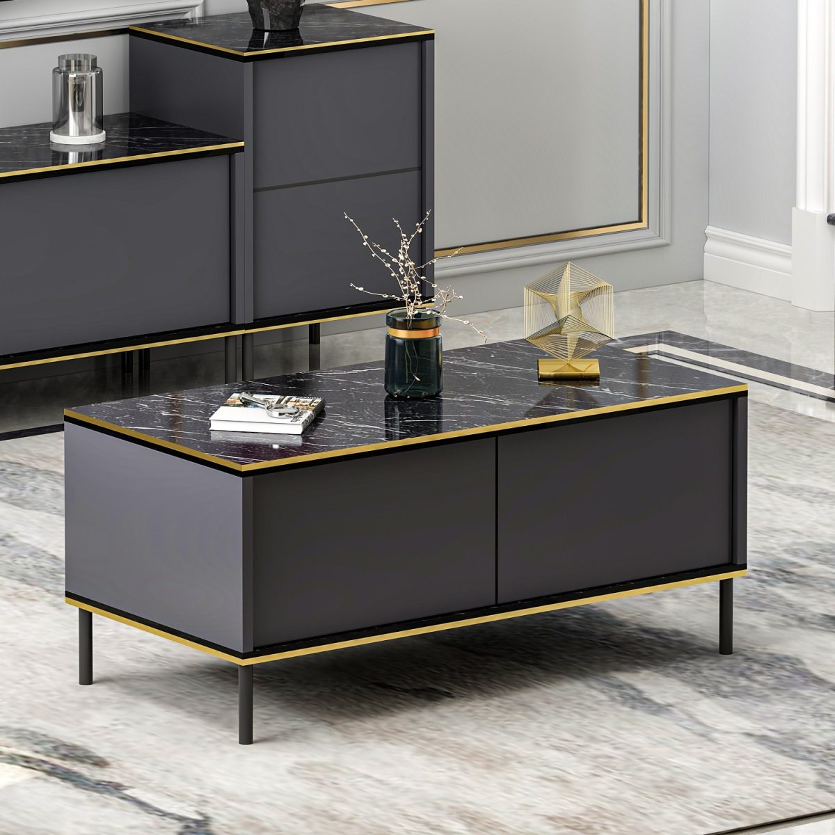 Imaj - Anthracite – Маса за кафе - Image 2