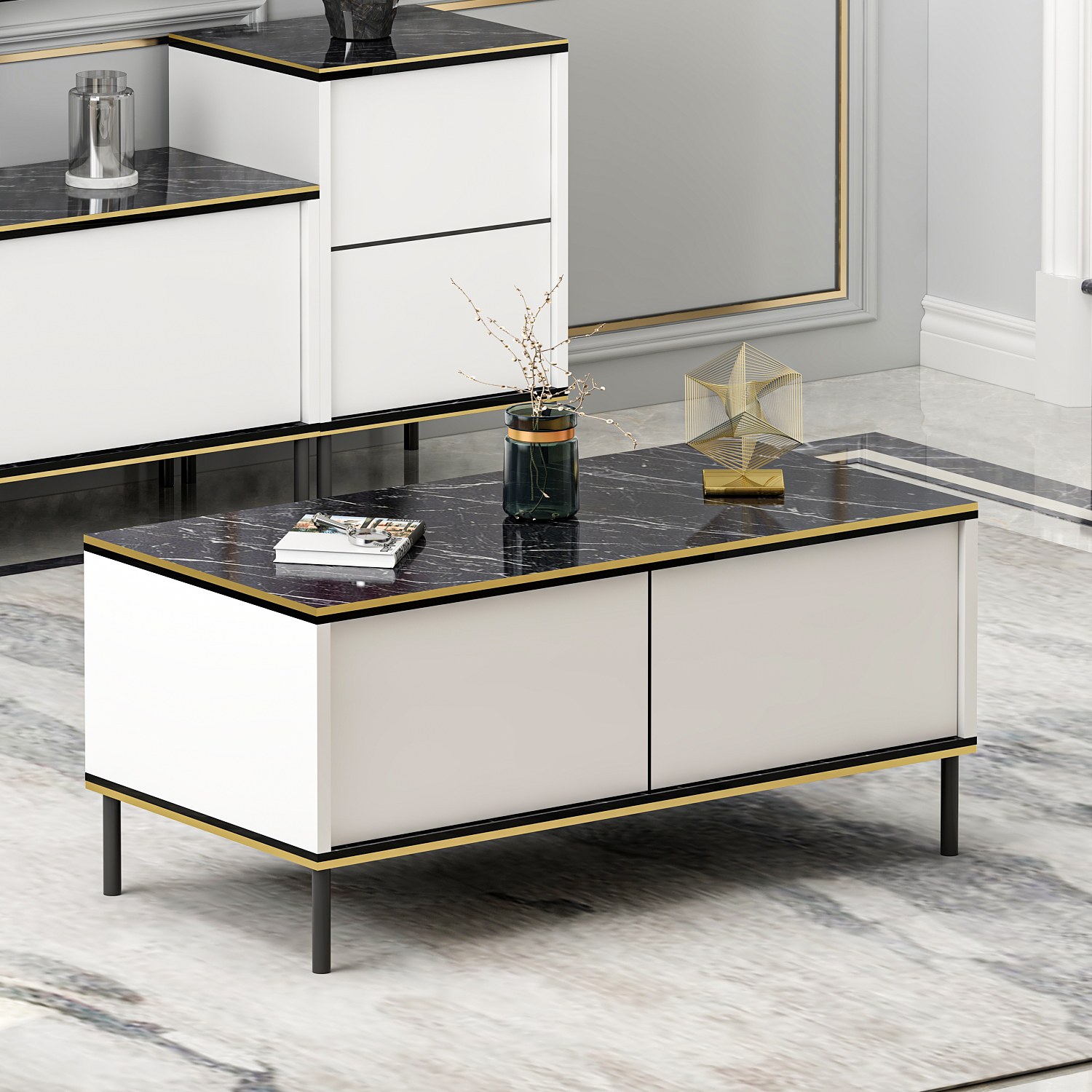 382NRC152520-201.jpg Imaj - White – Маса за кафе - Image 1