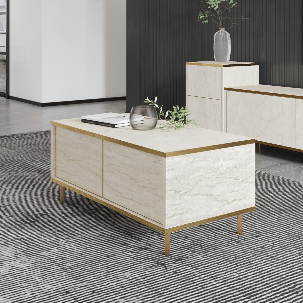 Imaj - Travertine – Маса за кафе - Image 4