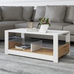 Aydos - White, Oak – Маса за кафе