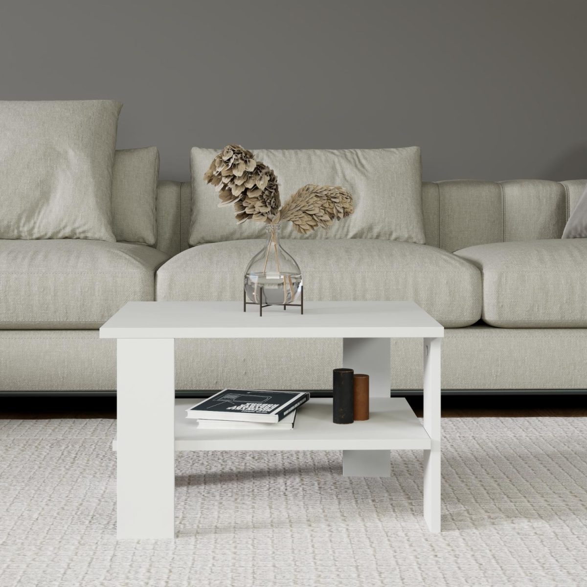 Duama - White – Маса за кафе - Image 3