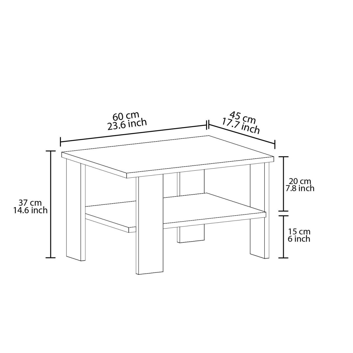 Duama - Oak – Маса за кафе - Image 6