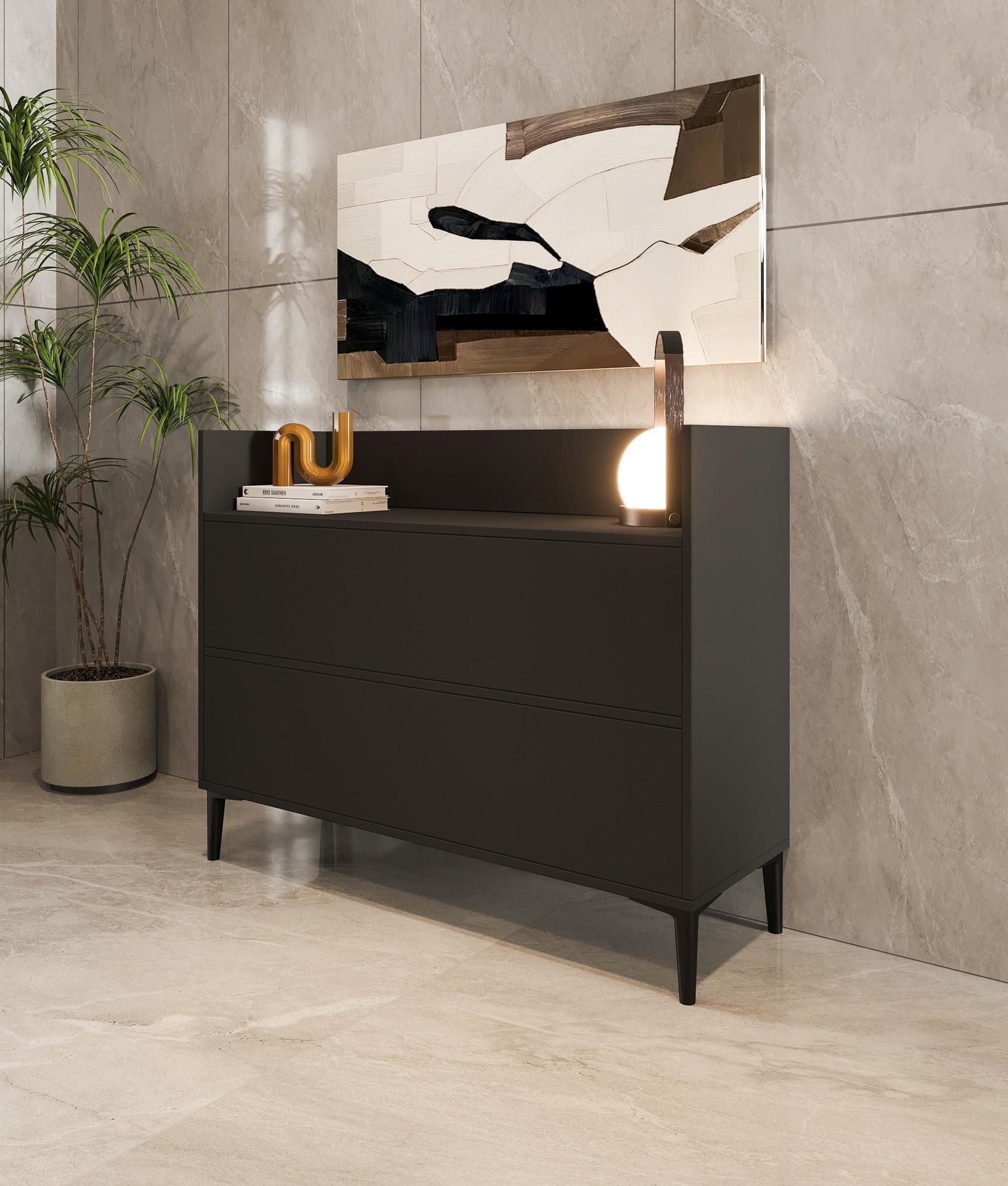 382NRC154220-201.jpg Gale - Anthracite – Повеќе наменска комода - Image 1