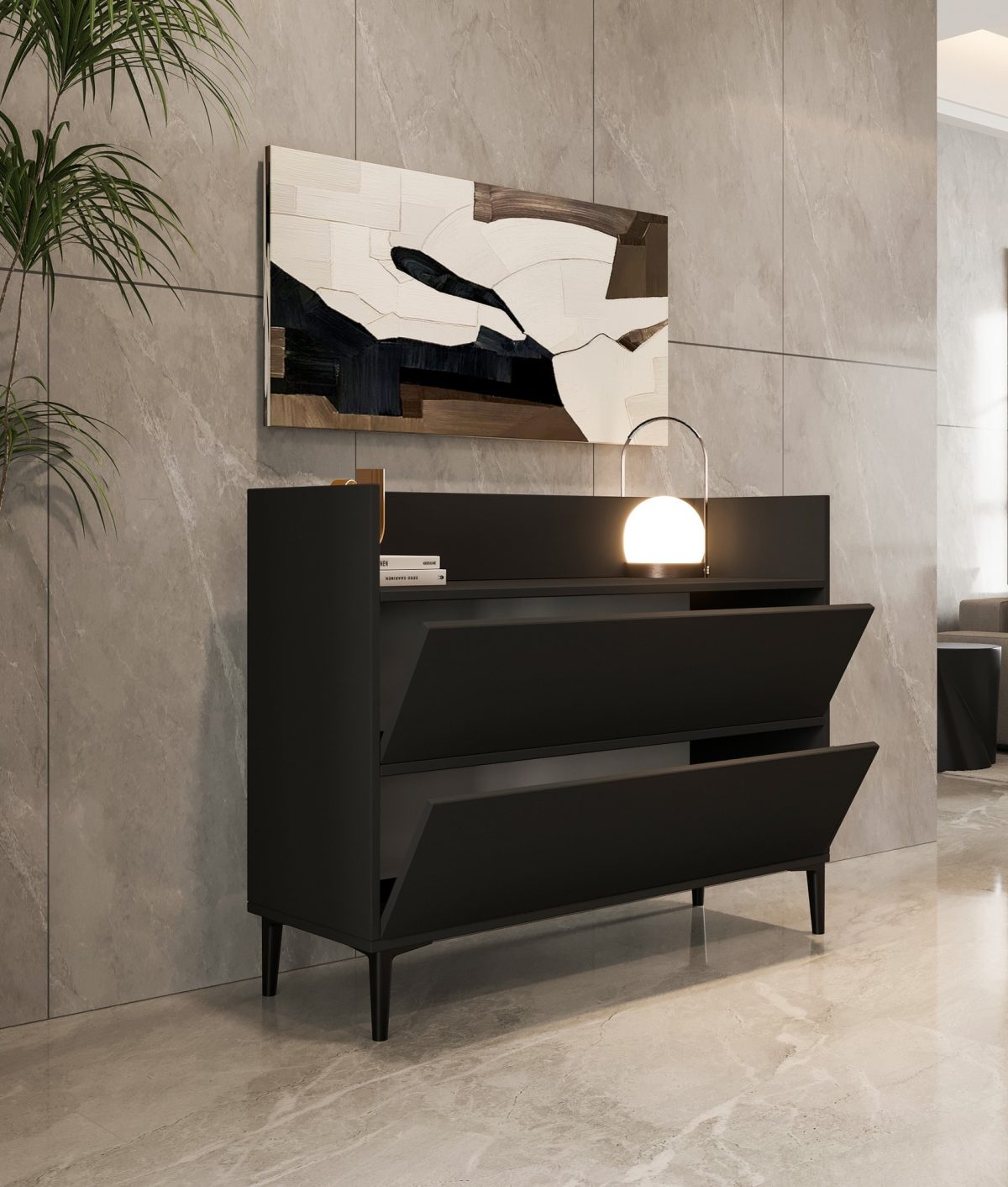 Gale - Anthracite – Повеќе наменска комода - Image 2