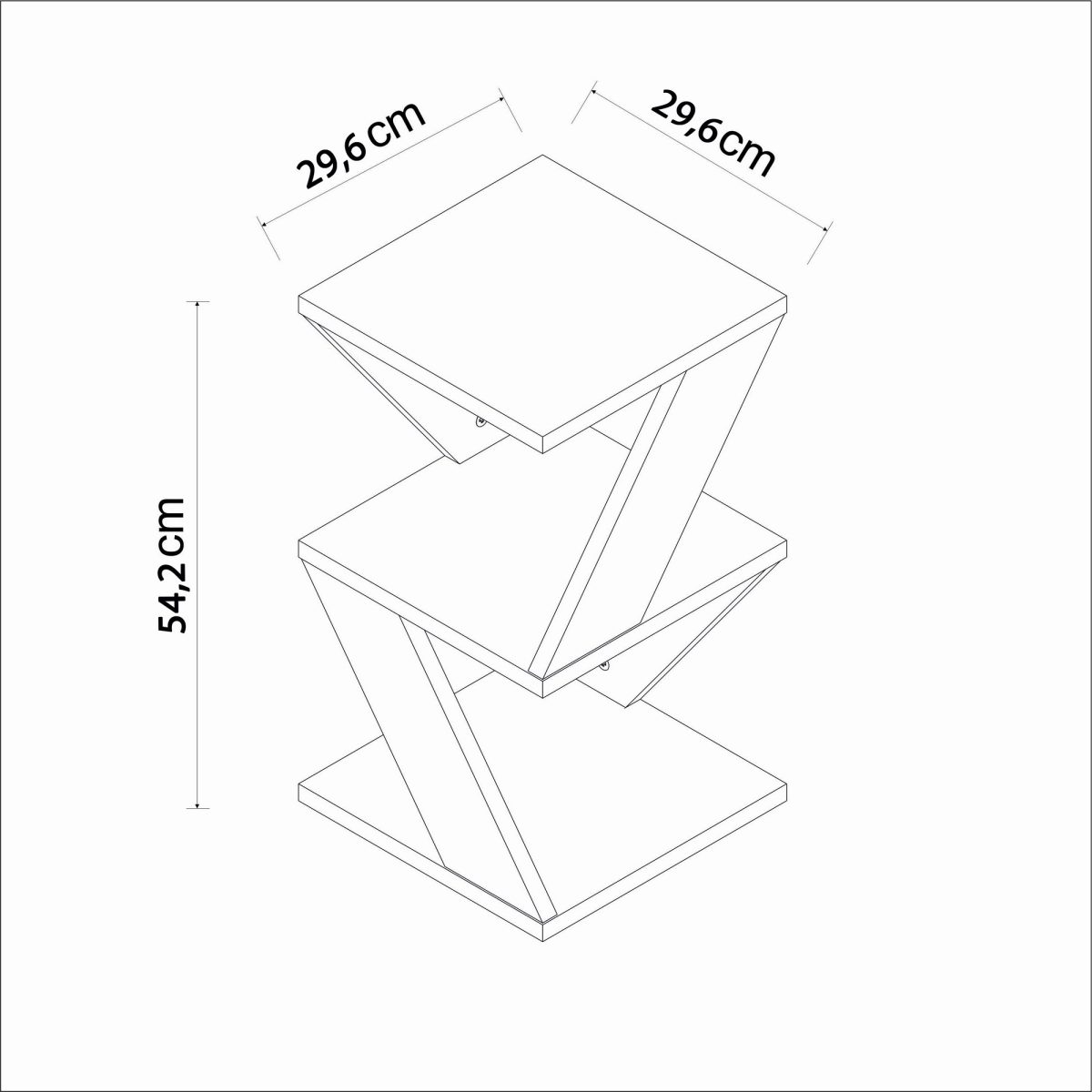 Albeni - Wood Black – Софа маси - Image 10