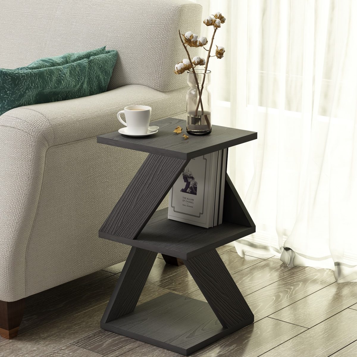 Albeni - Wood Black – Софа маси - Image 3