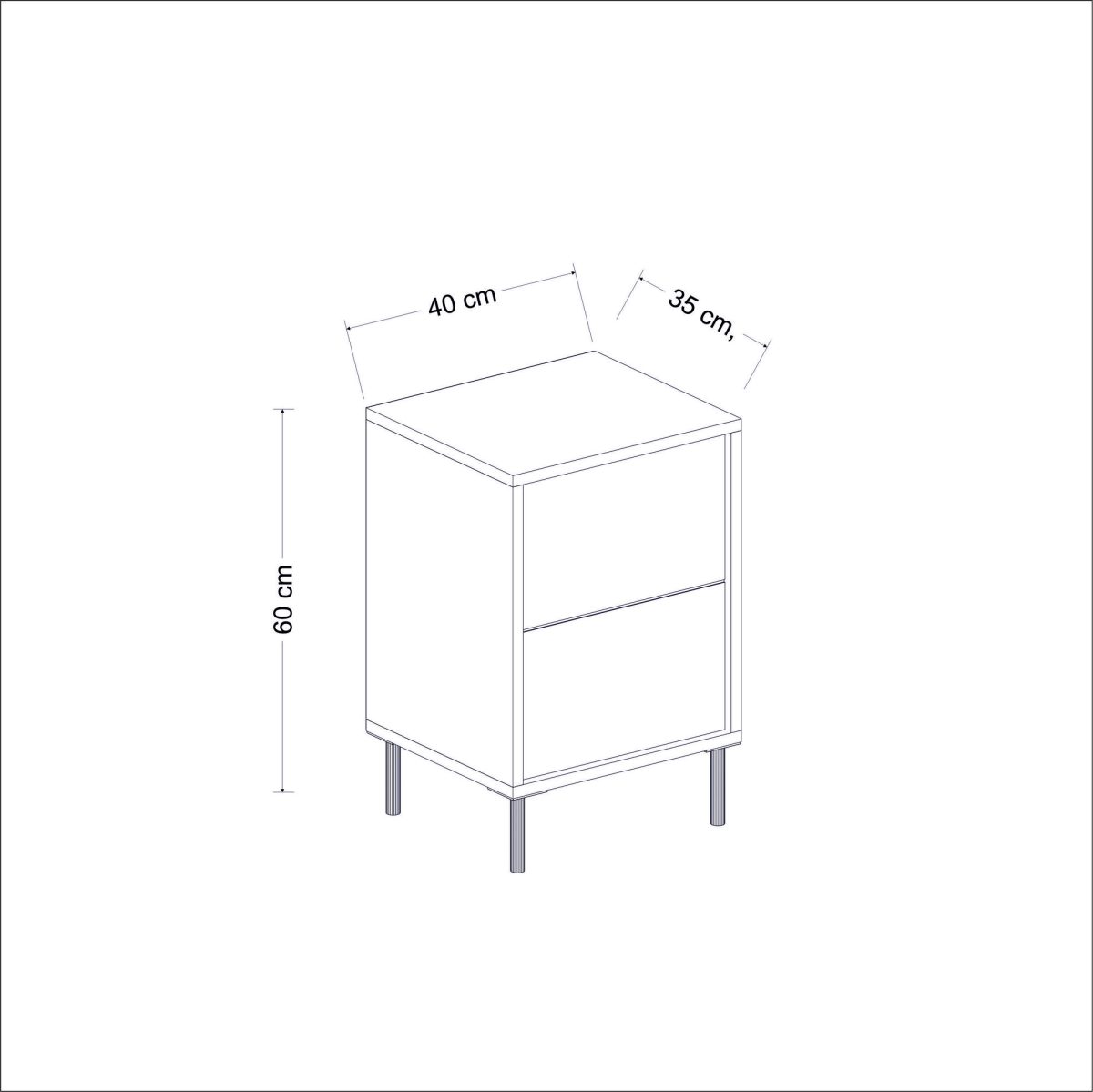 Imaj - White, Marble – Ноќна масичка - Image 12