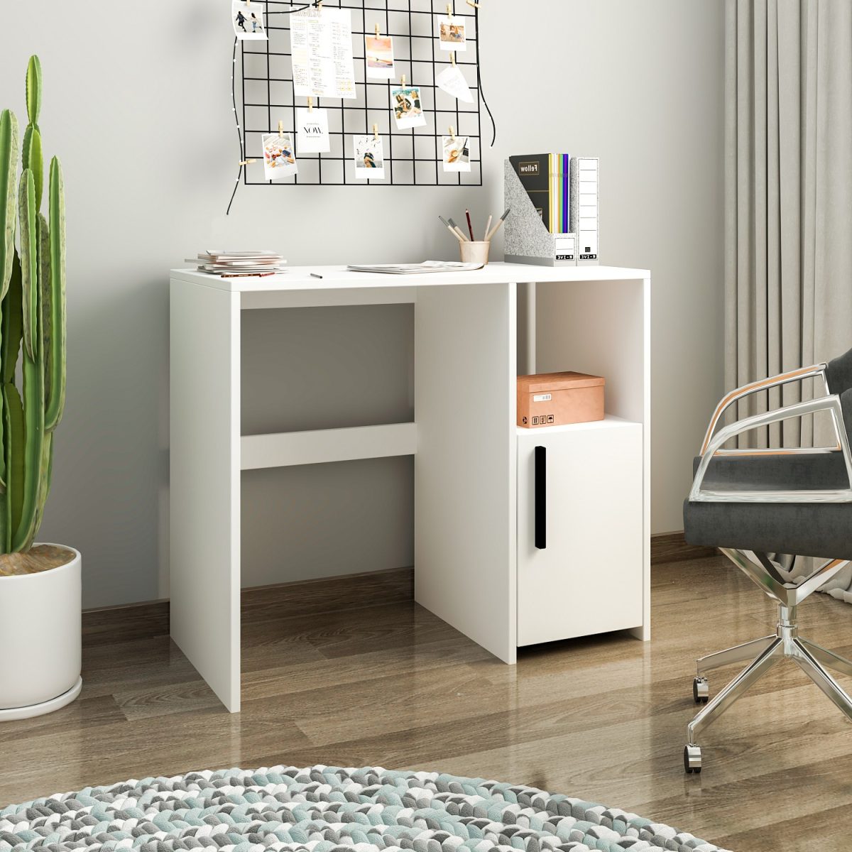 Kuzey - White – Канцелариско биро - Image 2