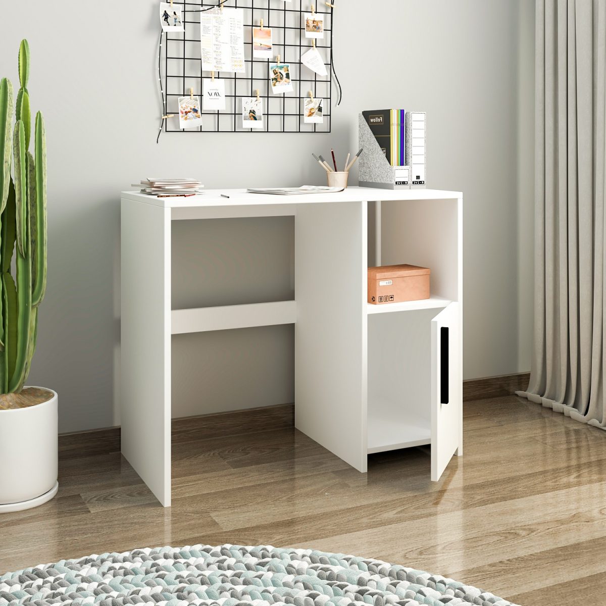 Kuzey - White – Канцелариско биро - Image 4