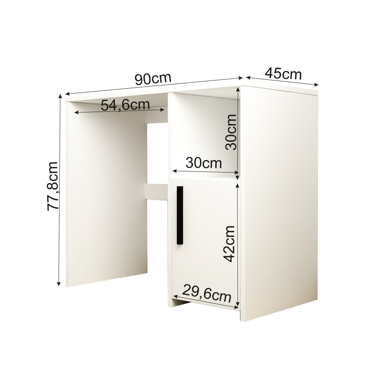 Kuzey - White – Канцелариско биро - Image 6