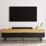Sign - Black, Oak – ТВ комода