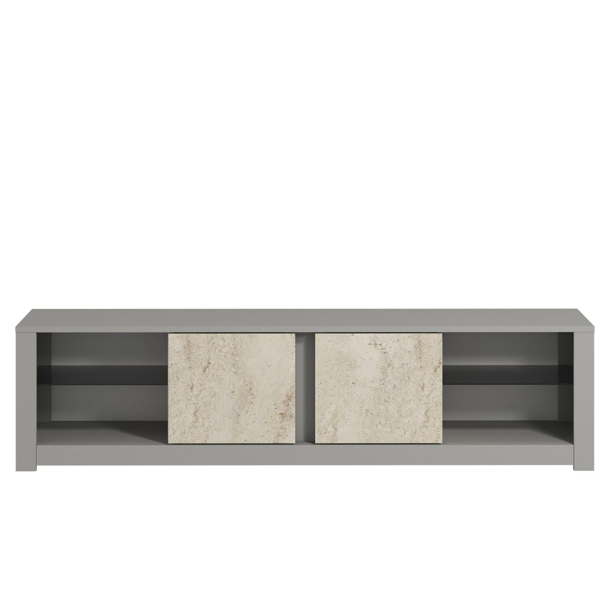 Aydos - Grey, Travertine – ТВ комода - Image 5