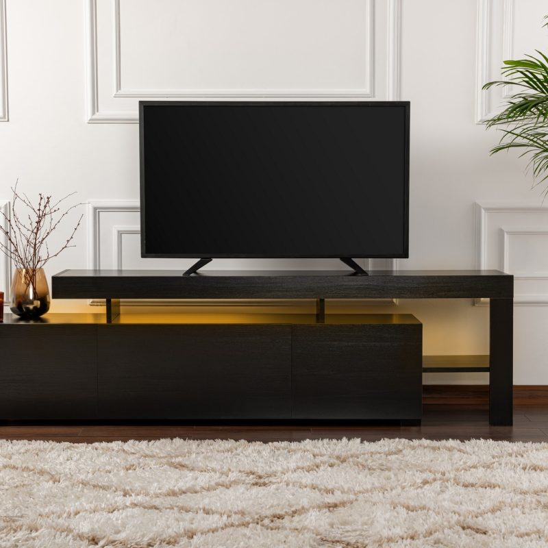 Beliz - Wood Black – ТВ штанд