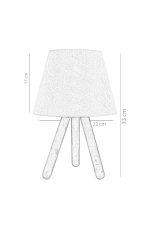 203- M- Wood – Светилка за маса - Image 3