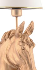 Horse - White, Gold – Светилка за маса - Image 3