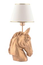 Horse - White, Gold – Светилка за маса - Image 5