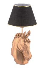 Horse - Black, Gold – Светилка за маса - Image 4