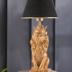 Lion King - Black – Светилка за маса