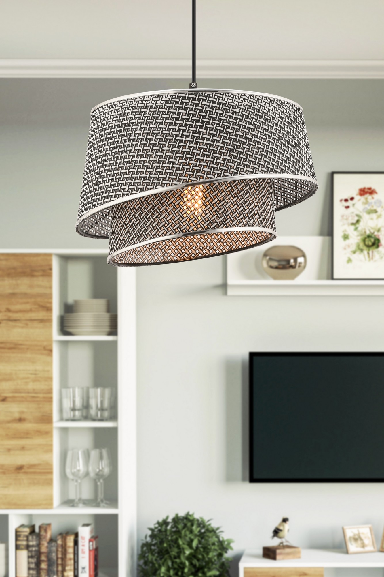 390FLH249020-201.jpg Barette Hazeran - Grey, Silver – Лустер - Image 1