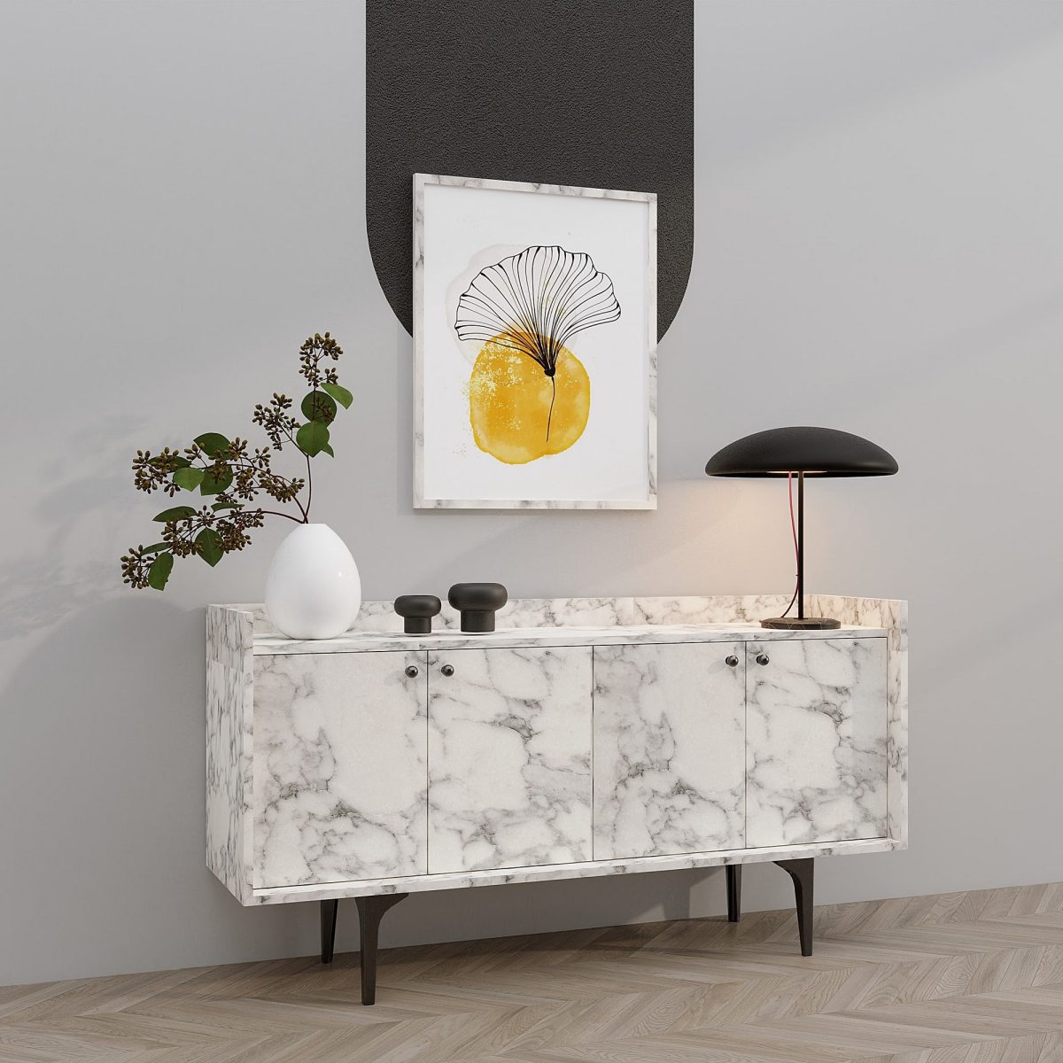 Navi - Carrara Marble – Конзола - Image 2