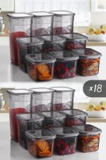 BNMPEGYAR18-13232 – Комплет кутии за складирање (18 парчиња)