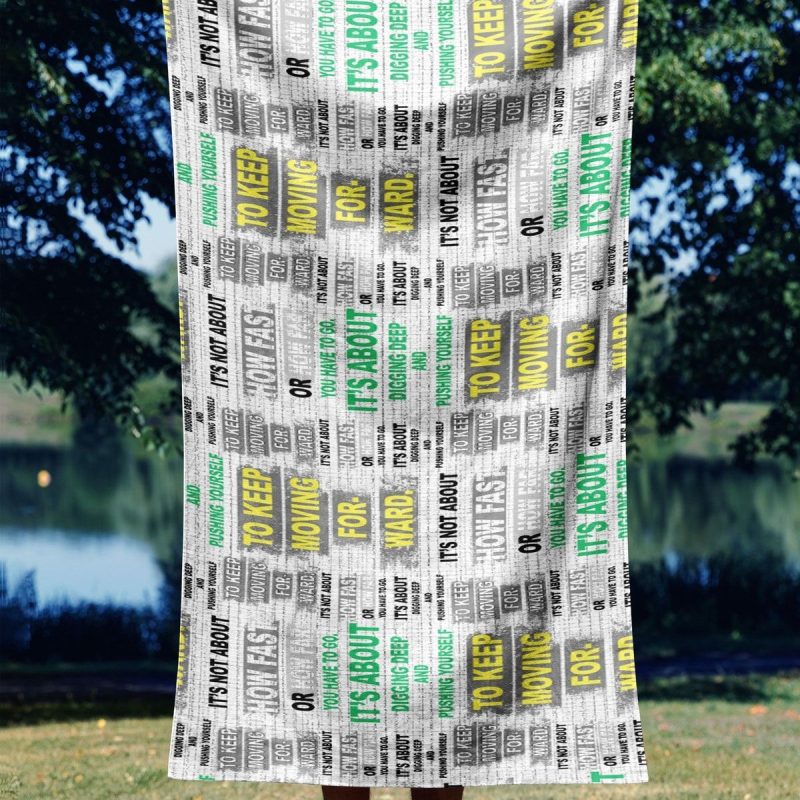 Keep Moving Faster 70 – Пешкир за плажа