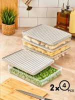 VİTABOX 8'Lİ-KREM 2,8LT – Комплет кутии за складирање (8 парчиња)