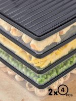 VİTABOX 8'Lİ-ANTRASİT 2,8LT – Комплет кутии за складирање (8 парчиња) - Image 3