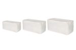 Quin Set - Cream – Комплет кеси за складирање (3 парчиња)