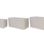Quin Set - Beige – Комплет кеси за складирање (3 парчиња)
