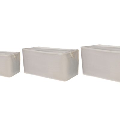 Quin Set - Beige – Комплет кеси за складирање (3 парчиња)