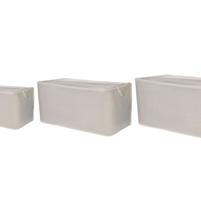 Quin Set - Beige – Комплет кеси за складирање (3 парчиња)