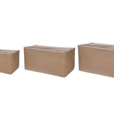 Quin Set - Brown – Комплет кеси за складирање (3 парчиња)