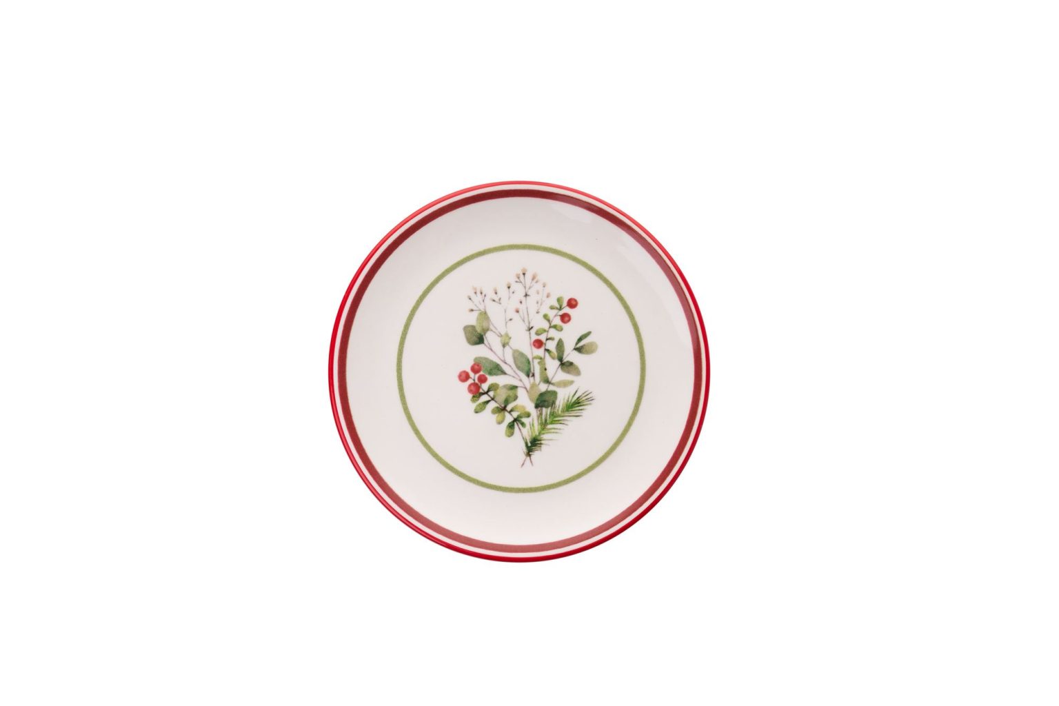 Xmas Leaf – Комплет чинии за десерт (6 парчиња) - Image 2