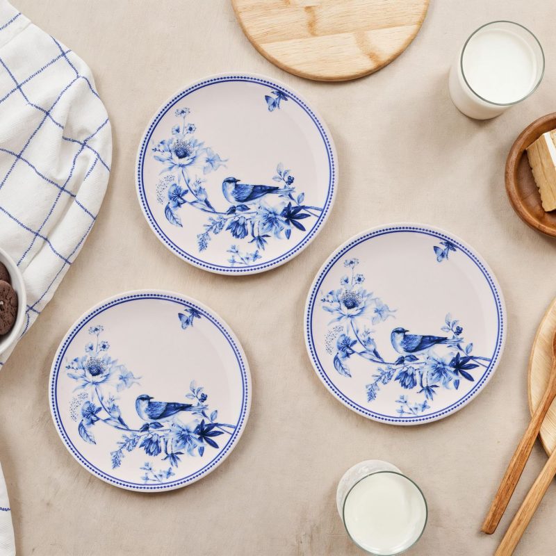 Blue Bird – Комплет чинии за десерт (6 парчиња)