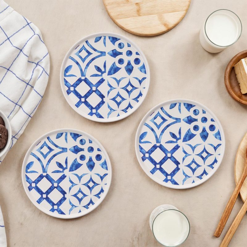 Blue Pattern – Комплет чинии за десерт (6 парчиња)