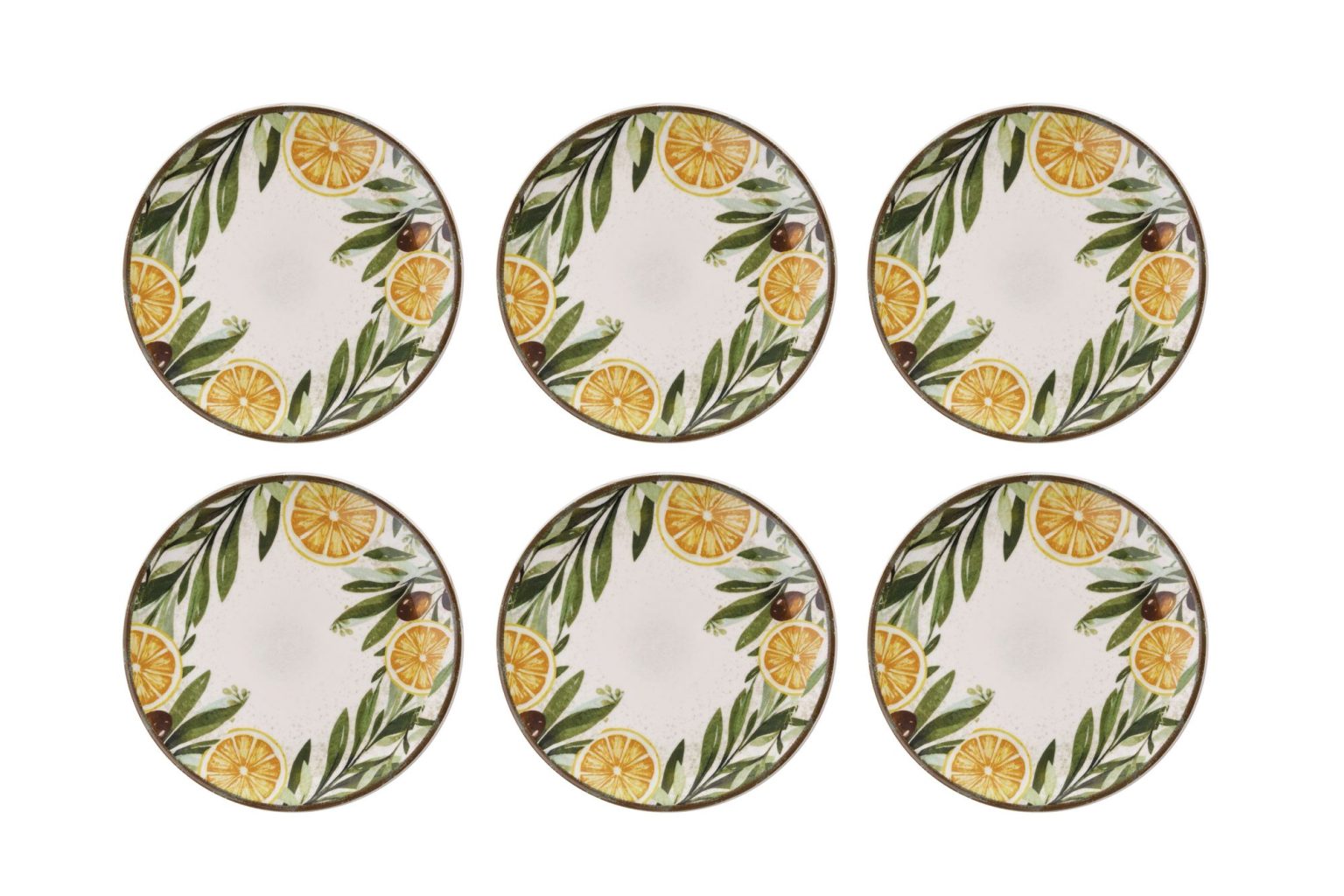 Lemon Yellow – Комплет чинии за десерт (6 парчиња) - Image 2