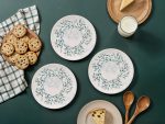 Green Leaf – Комплет чинии за десерт (6 парчиња)