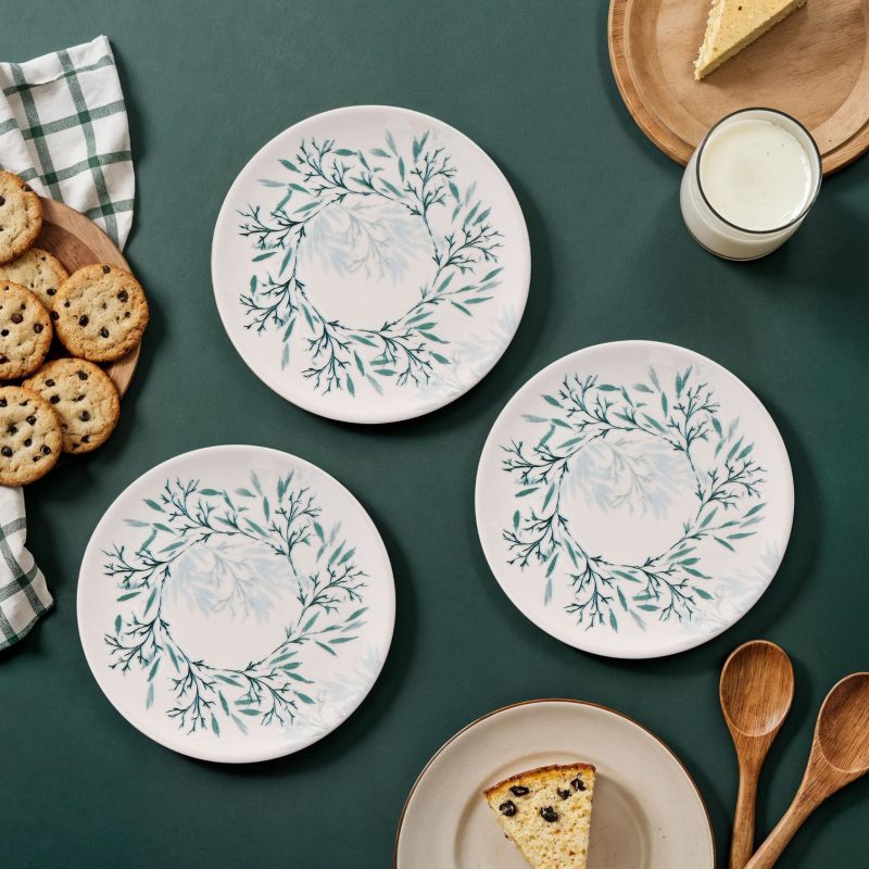 Green Leaf – Комплет чинии за десерт (6 парчиња)