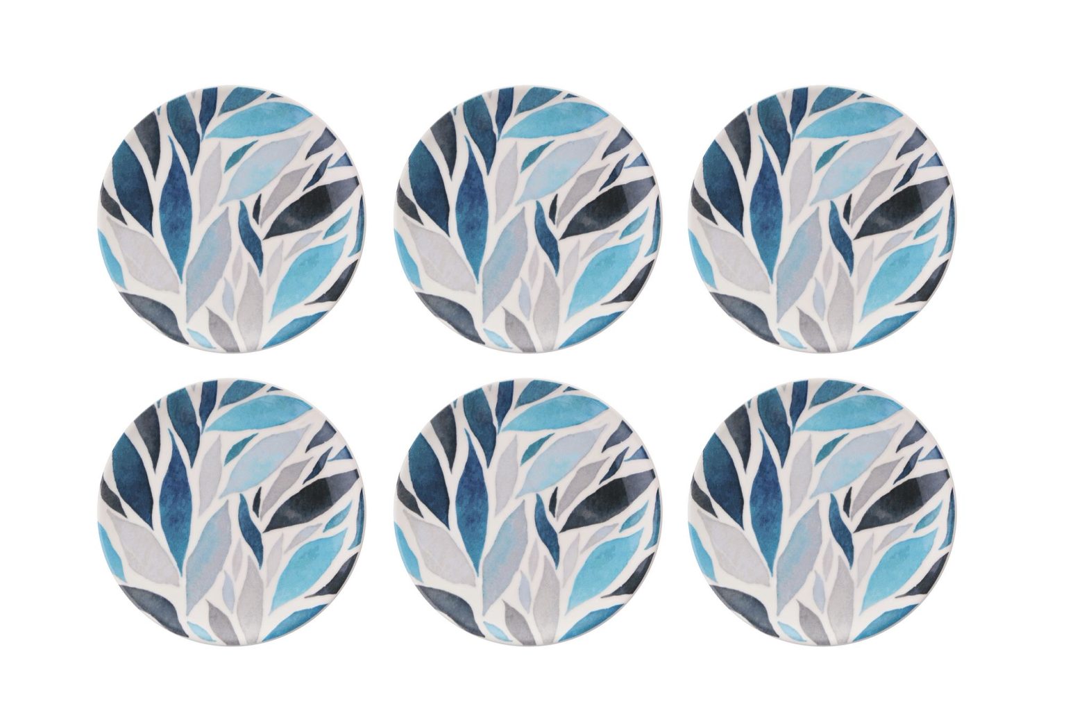 Multi Leaf – Комплет чинии за десерт (6 парчиња) - Image 2